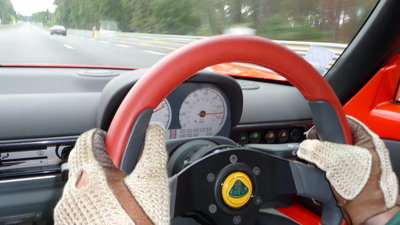 Mulsanne Straight in an Elise.jpg and 